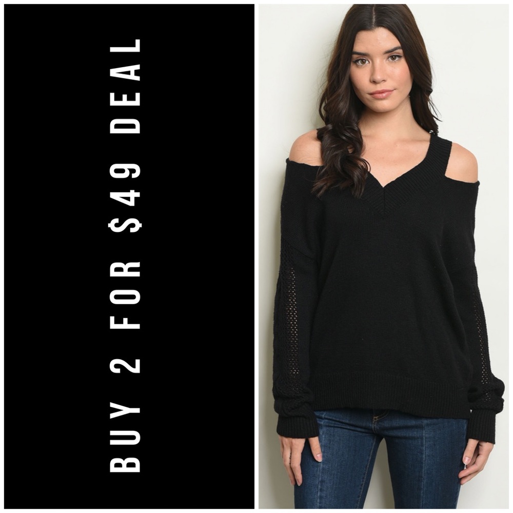 ❄️LAST3️⃣//BLACK ANGORA BLEND SWEATER